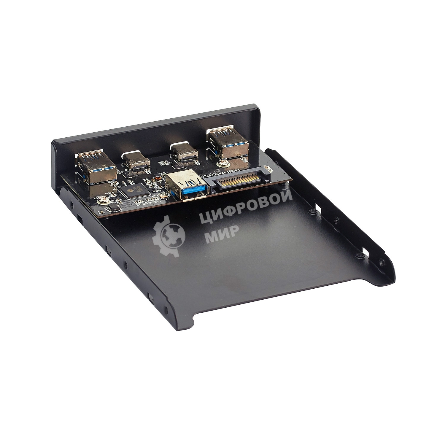 Планка USB на переднюю панель ExeGate U3H-619, 3,5