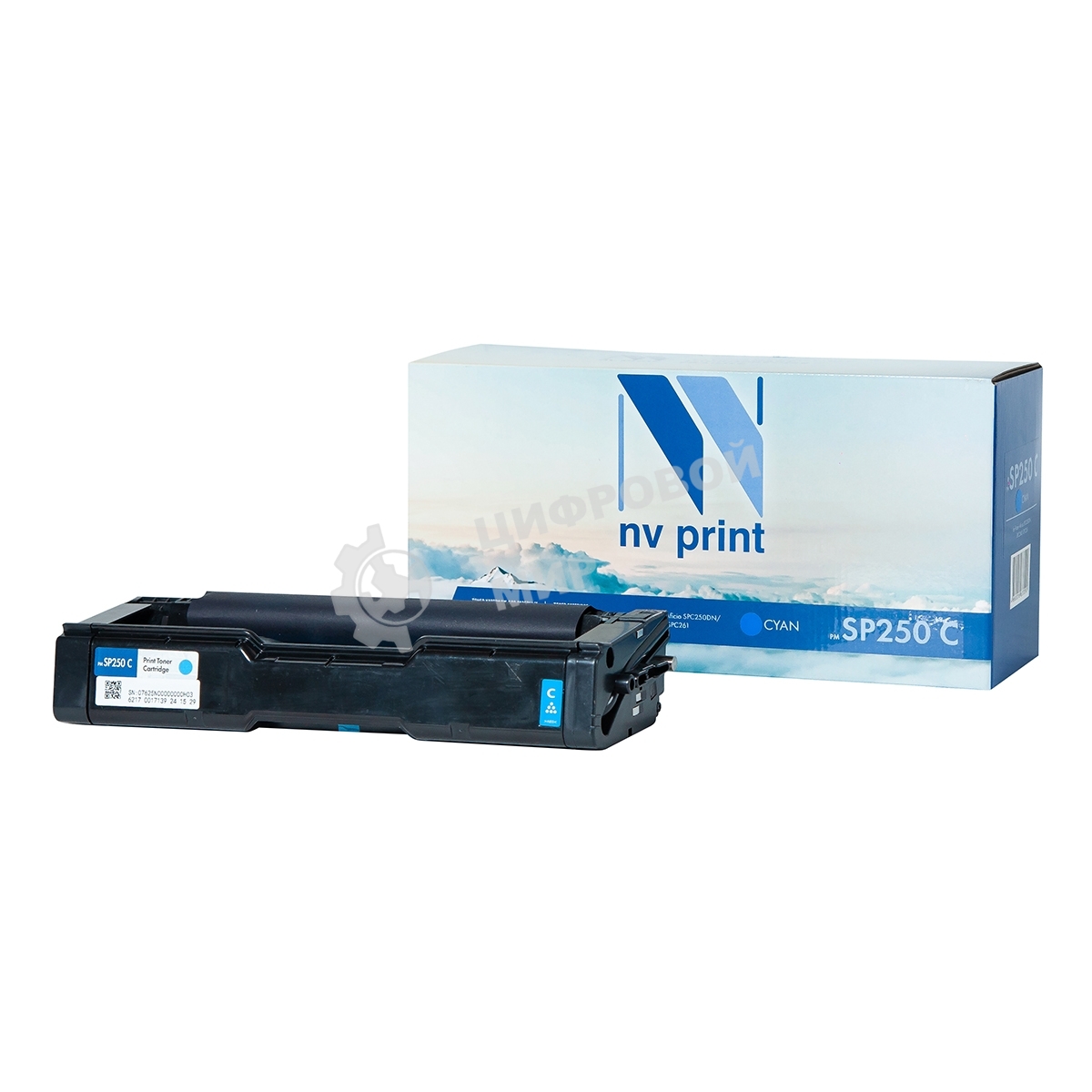 Картридж NVPrint совместимый NV-SP250 Cyan для Ricoh Aficio SPC250DN/SPC260/SPC261 (1600k)