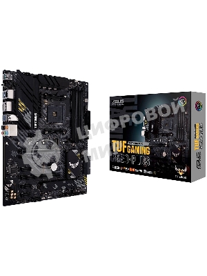 Материнская плата ASUS TUF GAMING B550-PLUS, AM4, AMD B550, 4xDDR4, 6xSATA, 2xM.2, 1xPCIe 4.0 x16, 1xPCIe 3.0 x16, 3xPCIe x1, 1xHDMI, 1xDP, 1x 2.5Gb LAN, 4xUSB-A 3.2 Gen 1, 1xUSB-A 3.2 Gen 2, 2xUSB-A 2.0, 1xUSB-C 3.2 Gen 2, 5x3.5 мм, 7.1, ATX