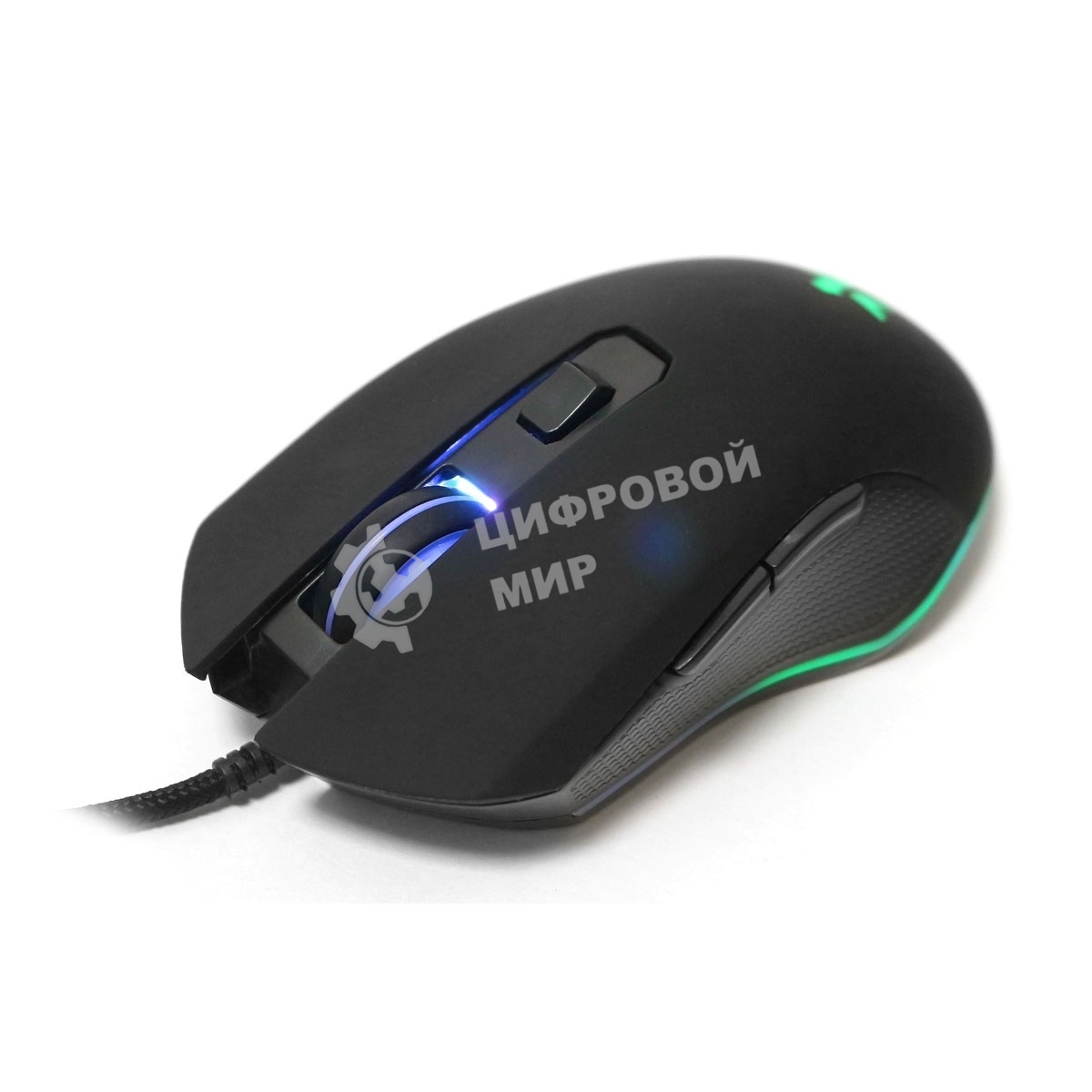 Мышь проводная Гарнизон GM-780G черный, 2400 dpi, USB, кнопки - 6