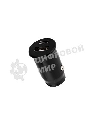 Автозарядка в прикуриватель Rexant АЗУ USB-A+USB-C, 2.4 A черный