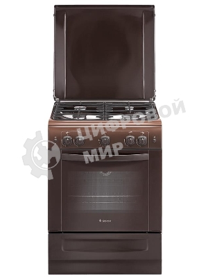 Плита газовая Gefest ПГ 6100-01 0301 коричневый, конфорок 4 шт, духовка 52 л, 60 см x 85 см x 60 см