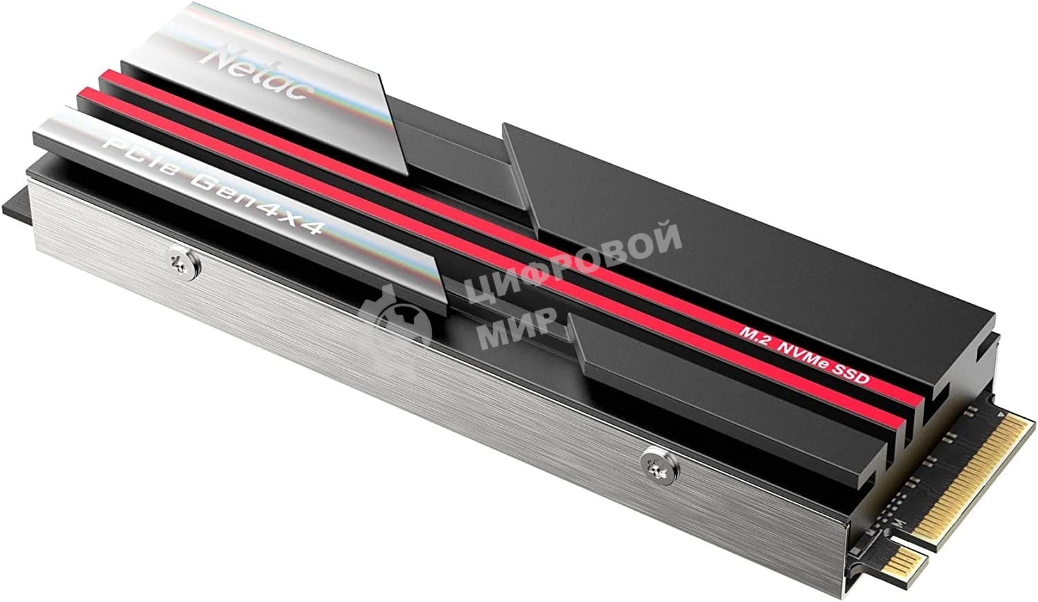 Накопитель SSD Netac NV7000, 1Tb, M.2 2280, PCIe 4.0 x4, NVMe, R/W 7200/5500, с радиатором