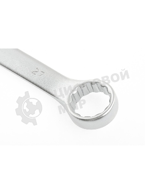 Ключ комбинированный Stels 27 мм, CrV, матовый хром