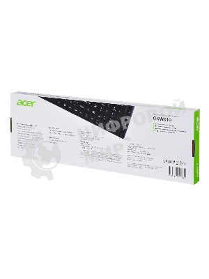Клавиатура проводная Acer OKW010 ZL.KBDEE.002, USB, черный