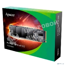 Накопитель SSD Apacer AS2280Q4L, 512Gb, M.2 2280, PCIe 4.0 x4, NVMe, R/W 3600/3000
