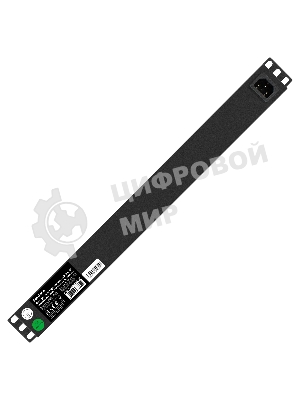 Блок розеток горизонтальный ExeGate ServerPro PDU-19H801 Al-8S-C14-SW, 19