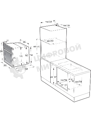 Духовой шкаф Gorenje BPSA6747DGWI
