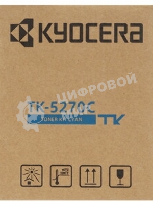 Картридж лазерный Kyocera TK-5270C (1T02TVCNL0) голубой для M6230cidn/M6630cidn/P6230cdn 6000 стр