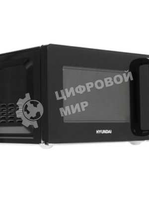 Микроволновая печь Hyundai HYM-M2039 черный, 20 л, 700 Вт, переключатели - поворотный механизм