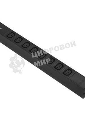 Блок розеток горизонтальный ExeGate ServerPro PDU-19H809 Al-8C13-EU2.5, 19