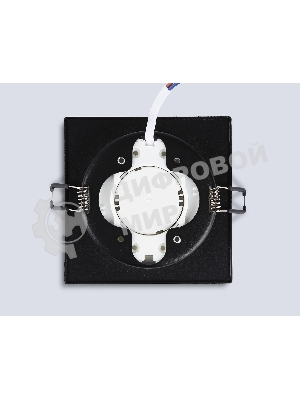Светильник Ambrella light TN6710 BK черный IP44 GX53 max 15W 105*105*45