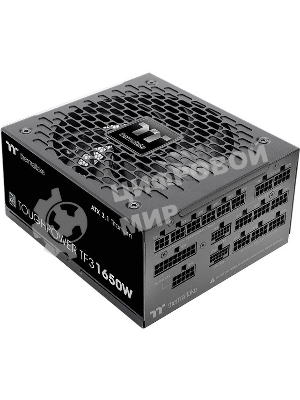 Блок питания Thermaltake Toughpower GF3 1650W Gen.5,, 1650Вт, 80+ Titanium, 140мм, модульный, черный