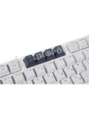 Клавиатура MSI Forge GK600 гибридная, Bluetooth, радиоканал, белый