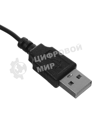 Мышь проводная Oklick 195M черный, 800 dpi, USB, кнопки - 3