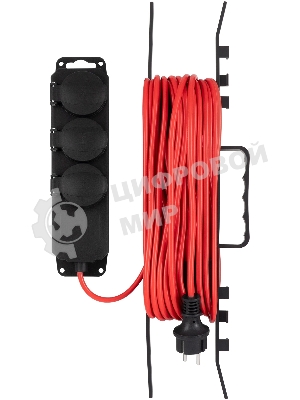 Сетевой удлинитель Buro BU-PS3.10/B 10 м (3 розетки) оранжевый (пакет ПЭ)