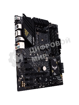 Материнская плата ASUS TUF GAMING B550-PLUS, AM4, AMD B550, 4xDDR4, 6xSATA, 2xM.2, 1xPCIe 4.0 x16, 1xPCIe 3.0 x16, 3xPCIe x1, 1xHDMI, 1xDP, 1x 2.5Gb LAN, 4xUSB-A 3.2 Gen 1, 1xUSB-A 3.2 Gen 2, 2xUSB-A 2.0, 1xUSB-C 3.2 Gen 2, 5x3.5 мм, 7.1, ATX