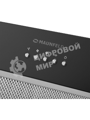 Вытяжка встраиваемая Maunfeld Trapeze 602M черный, 60 см, 1150 куб. м/ч, 54 дБ