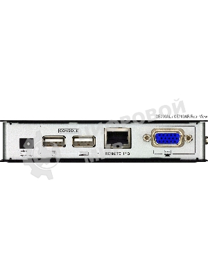 Переключатель ATEN CE700A-D(AT-G) Удлинитель, SVGA+KBD+MOUSE USB ATEN, 150 метр., HD-DB15+USB A-тип, Female, c KVM-шнуром USB 1.8м, Б.П. 220> 5.3V
