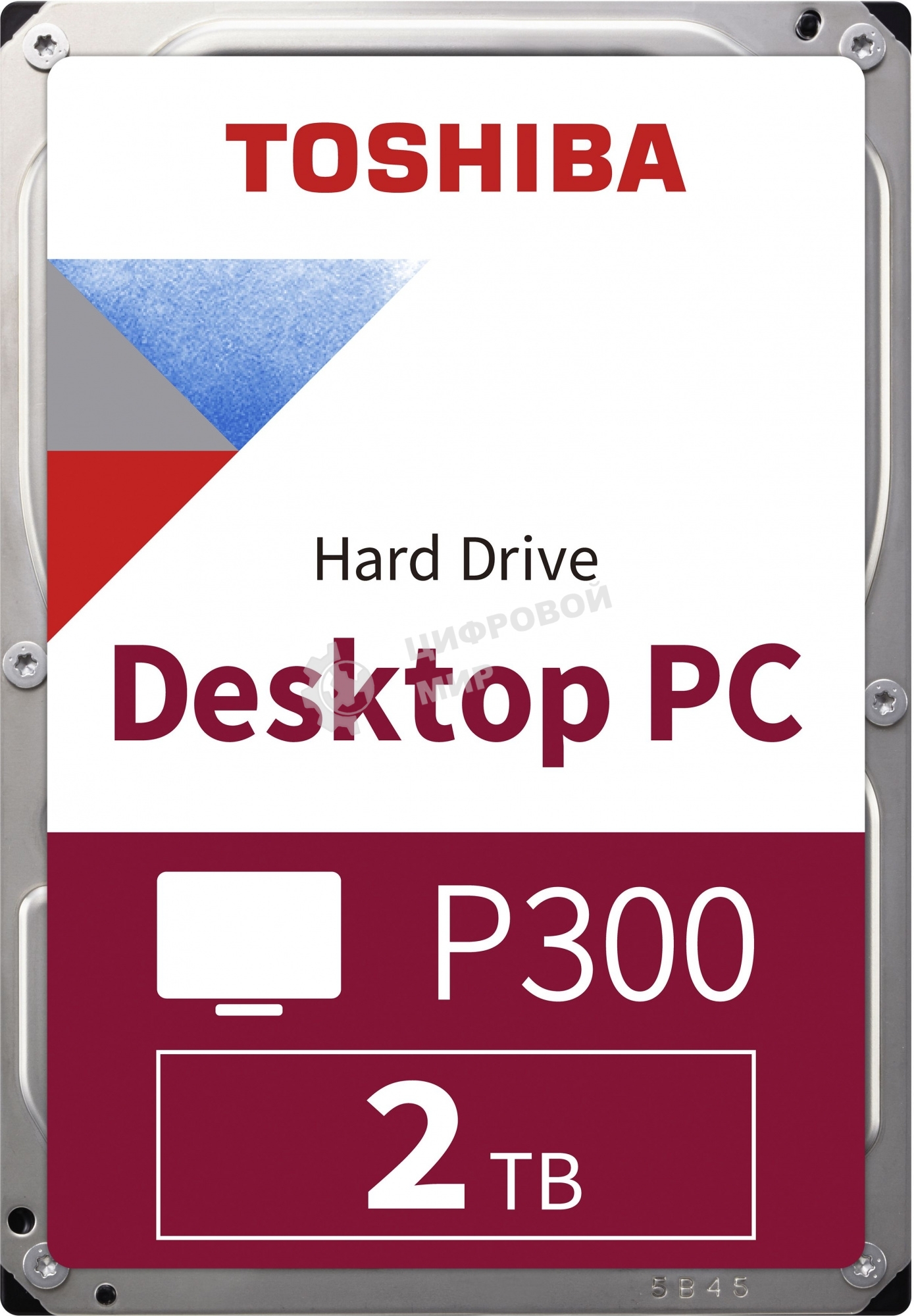 Жесткий диск Toshiba Original SATA-III 2Tb HDWD320UZSVA P300 (7200rpm) 128Mb 3.5