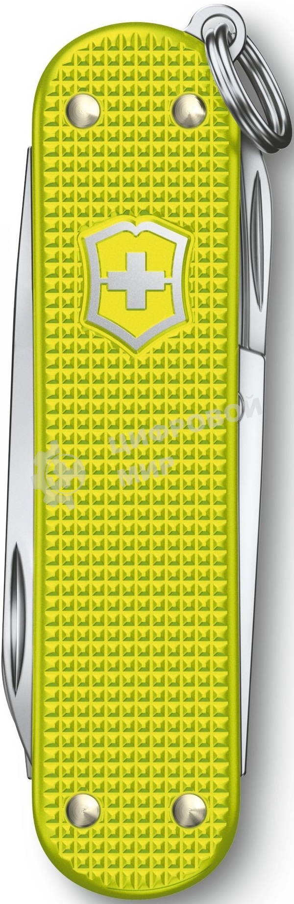 Нож перочинный Victorinox Alox Classic (0.6221.L23) 58мм 5 функций желтый подар.коробка