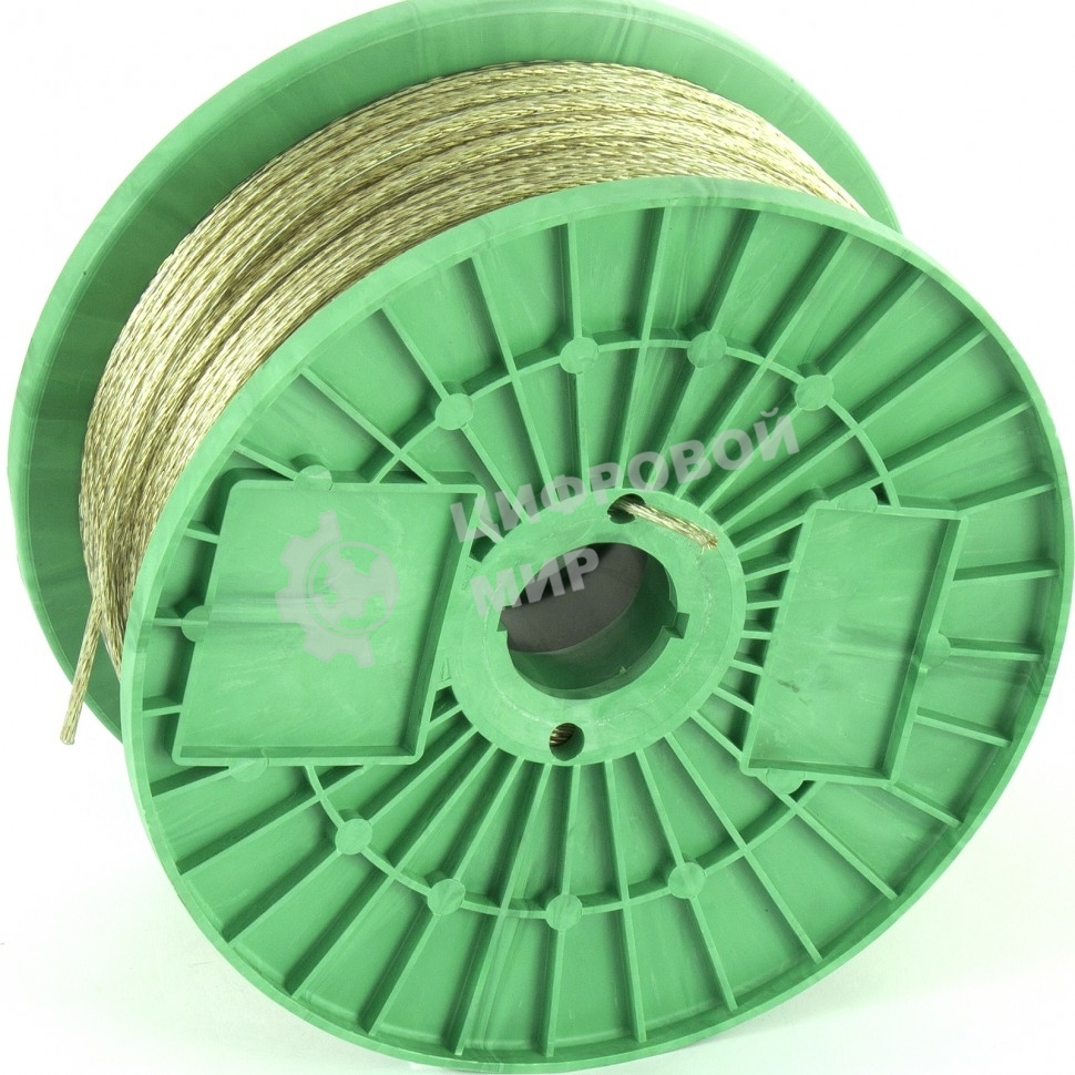 Трос Сибртех металлополимерный прозрачный ПР-3,0