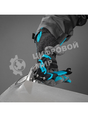 Ножницы по металлу GROSS 78325250мм прямой резсталь-CrMo двухкомп.рукоятки