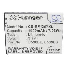 Аккумулятор CameronSino CS-SMI257XL (B500AE) для Galaxy S4 mini GT-I9190 3.7V, 1900mAh, 7.03Wh