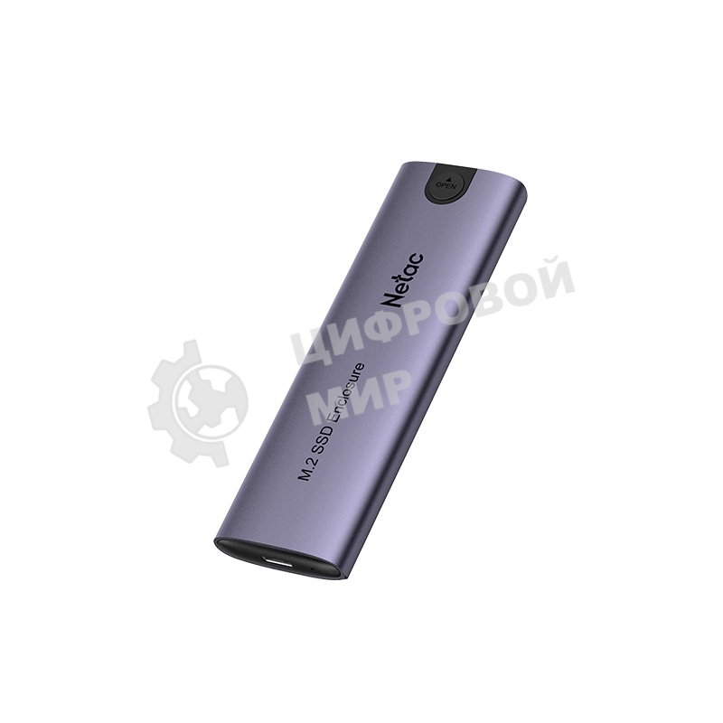 Внешний корпус NETAC WH51 NT07WH51-32C2 для SSD M.2 SATA/NVMe -> USB3.1 Type-C Алюминий