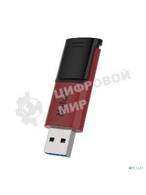 Флешка USB Netac U182 (NT03U182N-064G-32RE), 64Gb, USB 3.0, R/W 70/30, красный/черный