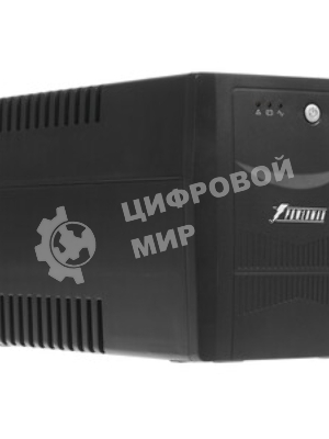 Источник бесперебойного питания PowerMan Back Pro 2000VA PLUS черный (interface+soft)