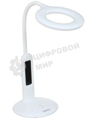 Светильник настольный Camelion KD-313 C01 белый 230V 60W, E27 13639