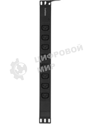 Блок розеток горизонтальный ExeGate ServerPro PDU-19H809 Al-8C13-EU2.5, 19