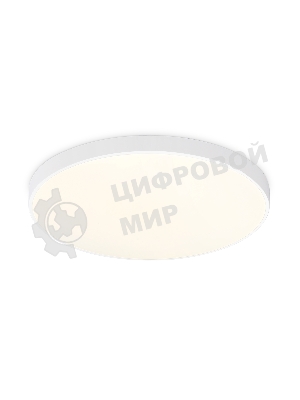 Потолочный светодиодный светильник Ambrella light FZ1220 WH белый IP44 13W 4200K D232*50 (Без ПДУ)
