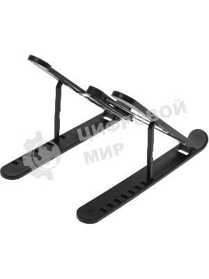 Подставка для ноутбука Buro BU-LS100 260x20x60мм 220г пластик ABS черный