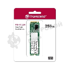 Накопитель SSD Transcend MTE220S SSD 256GB, 3D TLC, M.2 (2280), PCIe Gen 3.0 x4, NVMe, R3300/W1100, TBW 550
