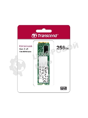 Накопитель SSD Transcend MTE220S SSD 256GB, 3D TLC, M.2 (2280), PCIe Gen 3.0 x4, NVMe, R3300/W1100, TBW 550