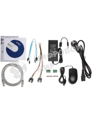 Видеорегистратор 16-канальный IP, Запись: H.265/H.264/MJPEG/MPEG4, до 12Мп, до 320Mb/s; Видеовыходы: 1 HDMI, 1 VGA; Сеть: 1 RJ-45 port (10/100Mbps); Хранение: Raid 0/1/5/6/10, 2 SATA HDD до 12TB, eSATA; Интерфейсы: 2 xUSB, RS-232; 1U; Onvif 2.4 16CH 2 HDD 1U 4K H.265 Network Video Recorder