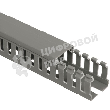 Кабель-канал перфорированный 60х40 L2000 ИМПАКТ серия М (7х11) IEK CKM50-060-040-1-K03