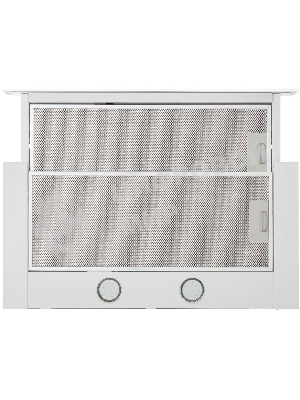 Вытяжка встраиваемая Maunfeld Ouse Touch Glass 60 белый, 60 см, 750 куб. м/ч, 48 дБ