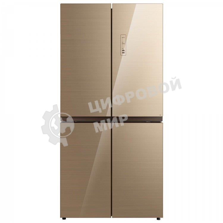 Холодильник Бирюса CD 466 GG бежевый трехкамерный 303/153 л морозилка снизу, No Frost, Side by Side