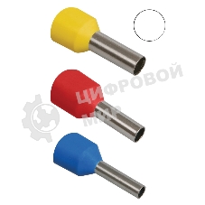 Наконечник-гильза изол. Е7508 (уп. 100 шт) IEK UGN10-C75-02-08