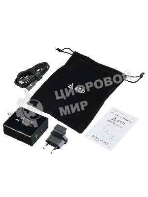 Сетевое зарядное устройство ACD-P602W-V1B 60Вт, 2xUSB 1PD+1QC, 3.6~20В/3А RTL