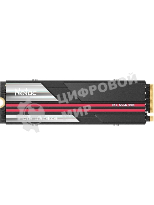 Накопитель SSD Netac NV7000, 2Tb, M.2 2280, PCIe 4.0 x4, NVMe, R/W 7200/6800, с радиатором