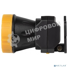 Фонарь налобный светодиодный ЭРА GA-802 аккумуляторный мощный яркий 2 режима желто-черный