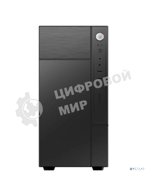 Компьютерный корпус с блоком питания 450Вт./Case Forza mATX case, black, w/PSU 450W 12cm, w/2xUSB 2.0, w/pwr cord, w/o FAN