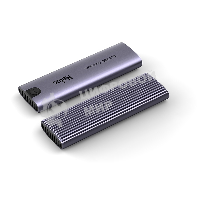 Внешний корпус NETAC WH51 NT07WH51-32C2 для SSD M.2 SATA/NVMe -> USB3.1 Type-C Алюминий