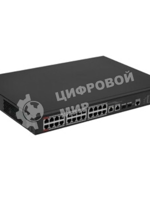 Коммутатор Dahua DH-PFS4226-24ET-360, 24×1 Гбит/с + 2×1 Гбит/с Combo, управляемый
