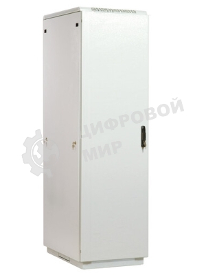 Шкаф коммутационный ЦМО ШТК-М-42.6.10-3ААА 42U 600x1020 мм пер. дв. металл задн. дв. стал. лист 2 бок. пан. направл. под закл. гайки 550 кг серый