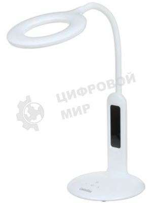 Светильник настольный Camelion KD-313 C01 белый 230V 60W, E27 13639